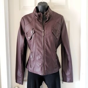 🔵3/$15🔵Jou Jou Faux Leather Moto Jacket